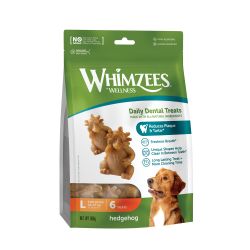 WHIMZEES Hedgehog Dental Dog Chew Value Bag Large