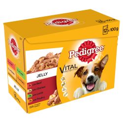 Pedigree Adult Wet Dog Food Pouches 12Pk