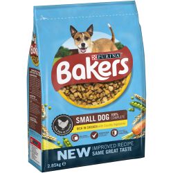 Bakers Complete Small Dog Chicken & Vegetables 2.85kg •